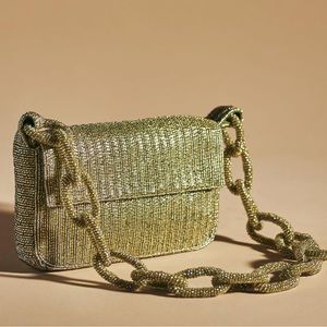 The Fiona Beaded Bag: Chain Edition (Gold)